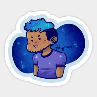 Space Boy Sticker